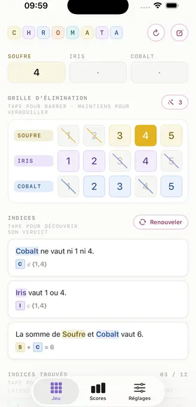 Chromata app screenshot