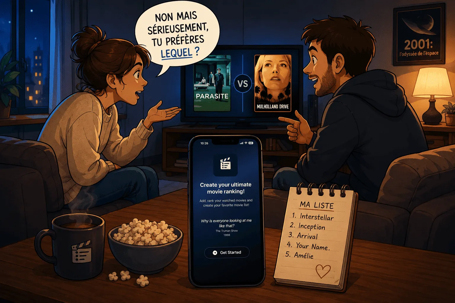 CineRank : l'app qui est née d'un "tu préfères lequel ?"