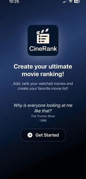 CineRank — écran 2