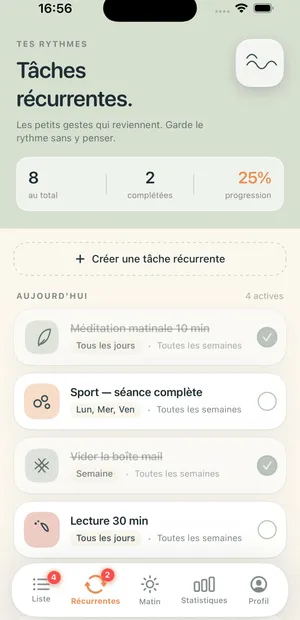 Clearly — écran 3