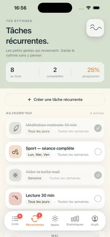 Clearly — écran 3