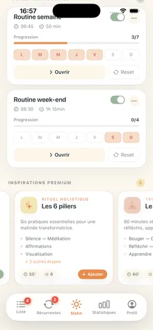 Clearly — écran 6