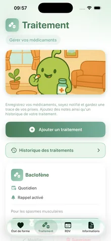 SEP Tracker — écran 3