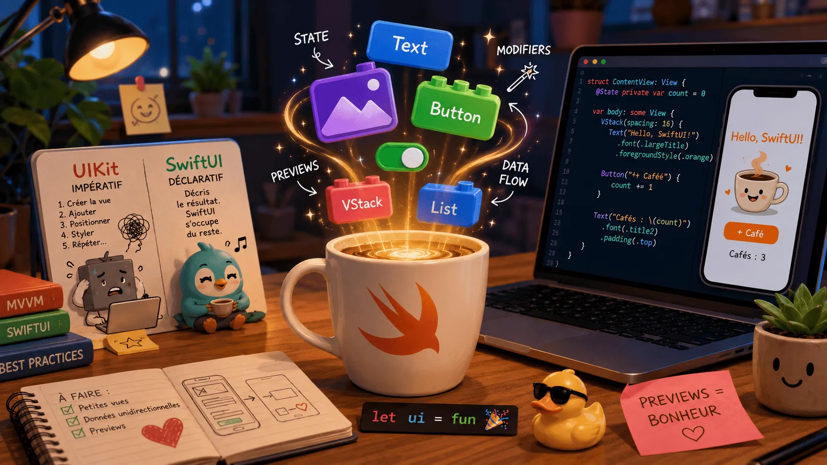 SwiftUI, sans se prendre les pieds dedans